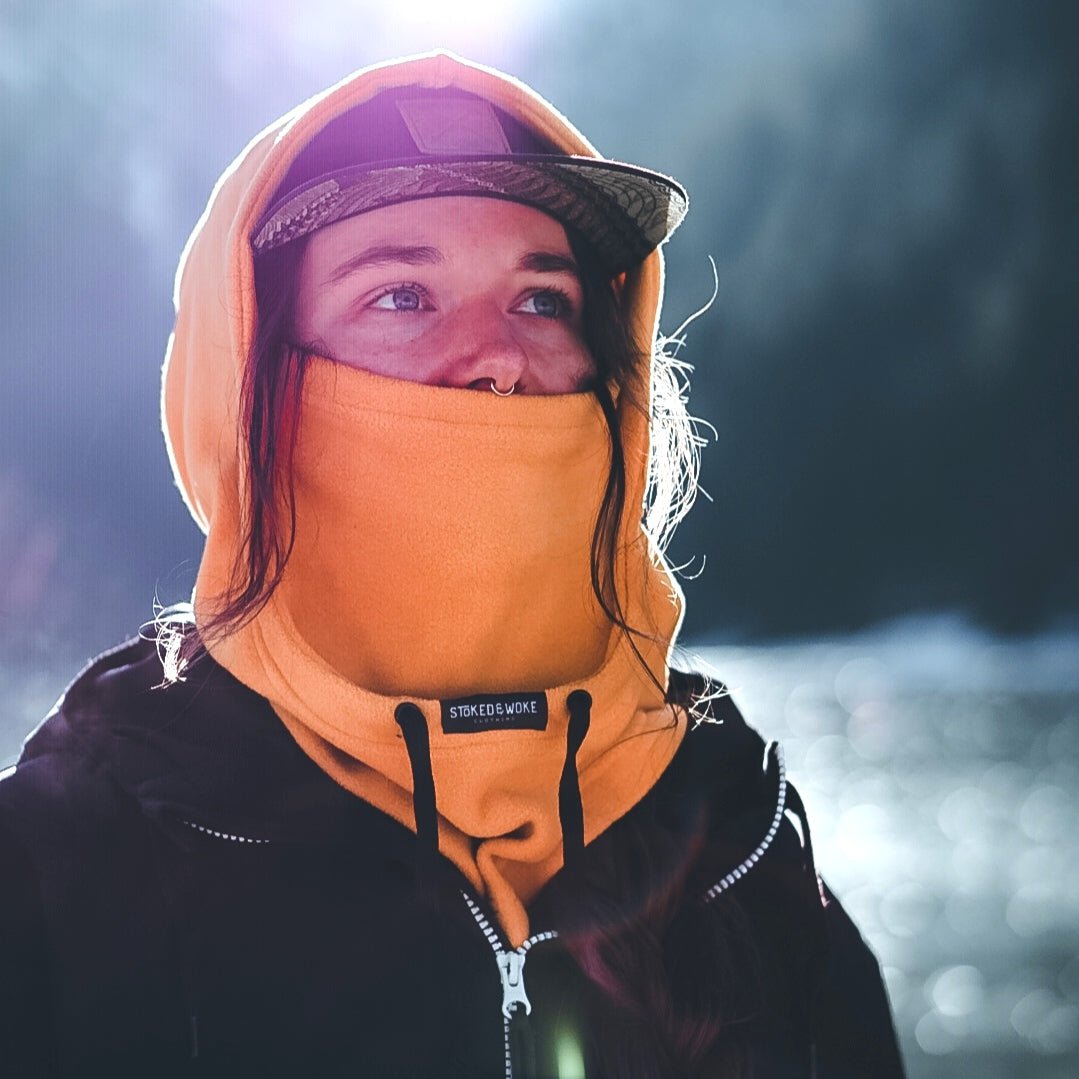 Micro Fleece Hood "Mustard Yellow"