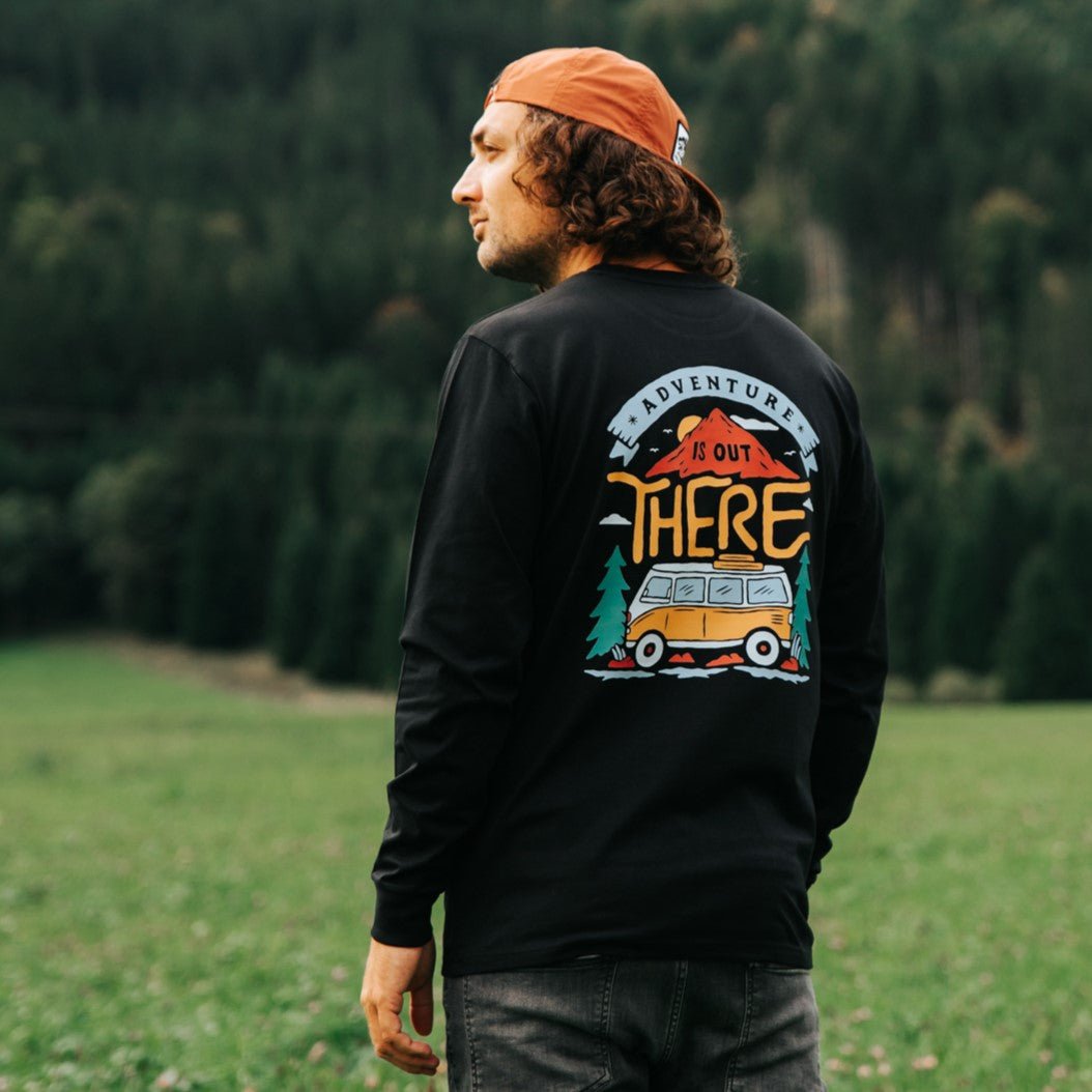 Organic "Adventure is out There" Long Sleeve Tee