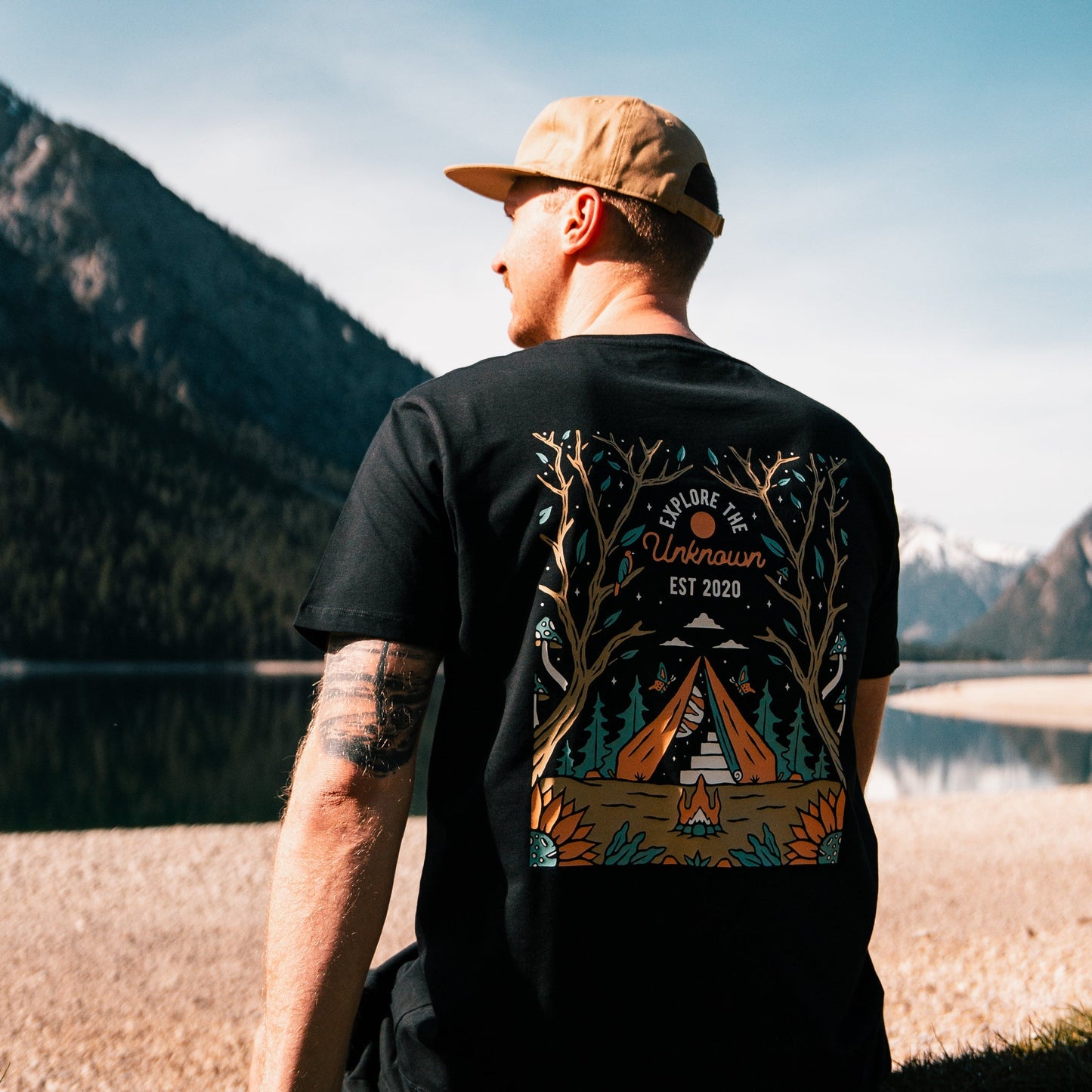 Organic "Explore the Unknown" Tee