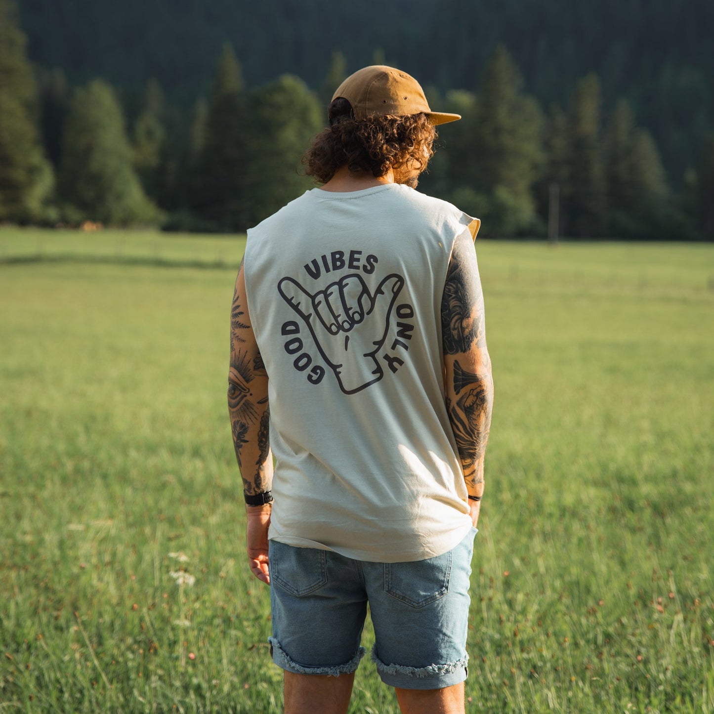 Organic "Good Vibes" Tank Top