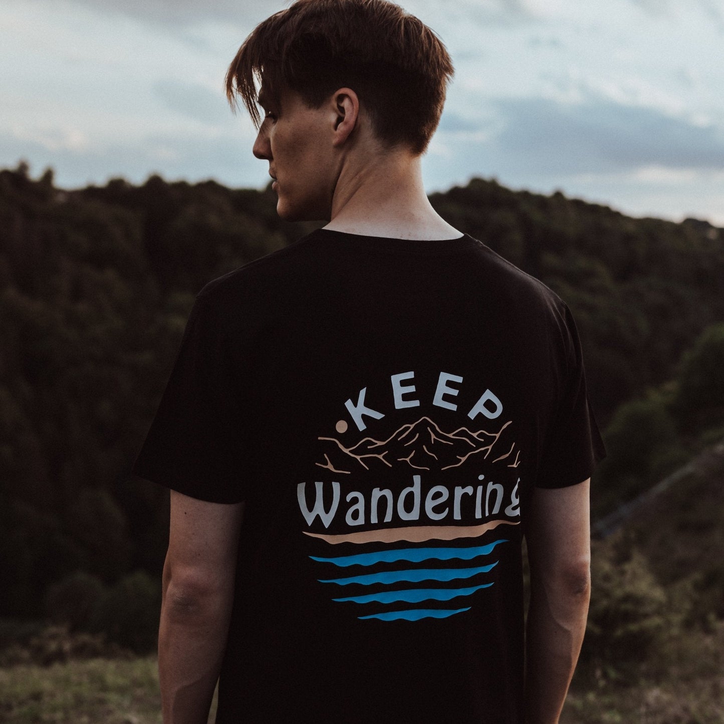 Organic "Keep Wandering" Tee