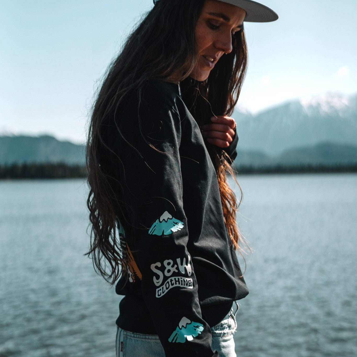 Organic "Nature Is Home" Long Sleeve Tee