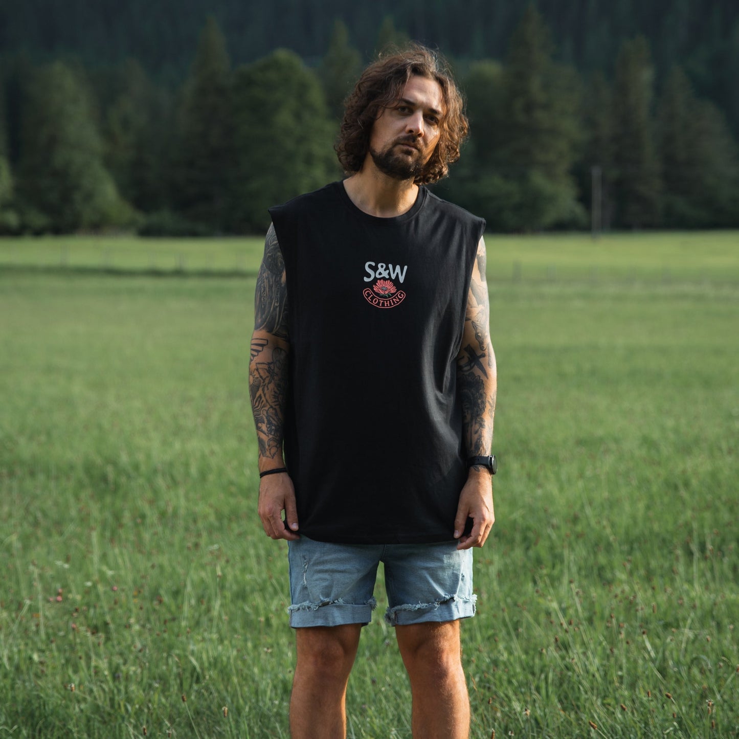 Organic "Pohutukawa" Tank Top