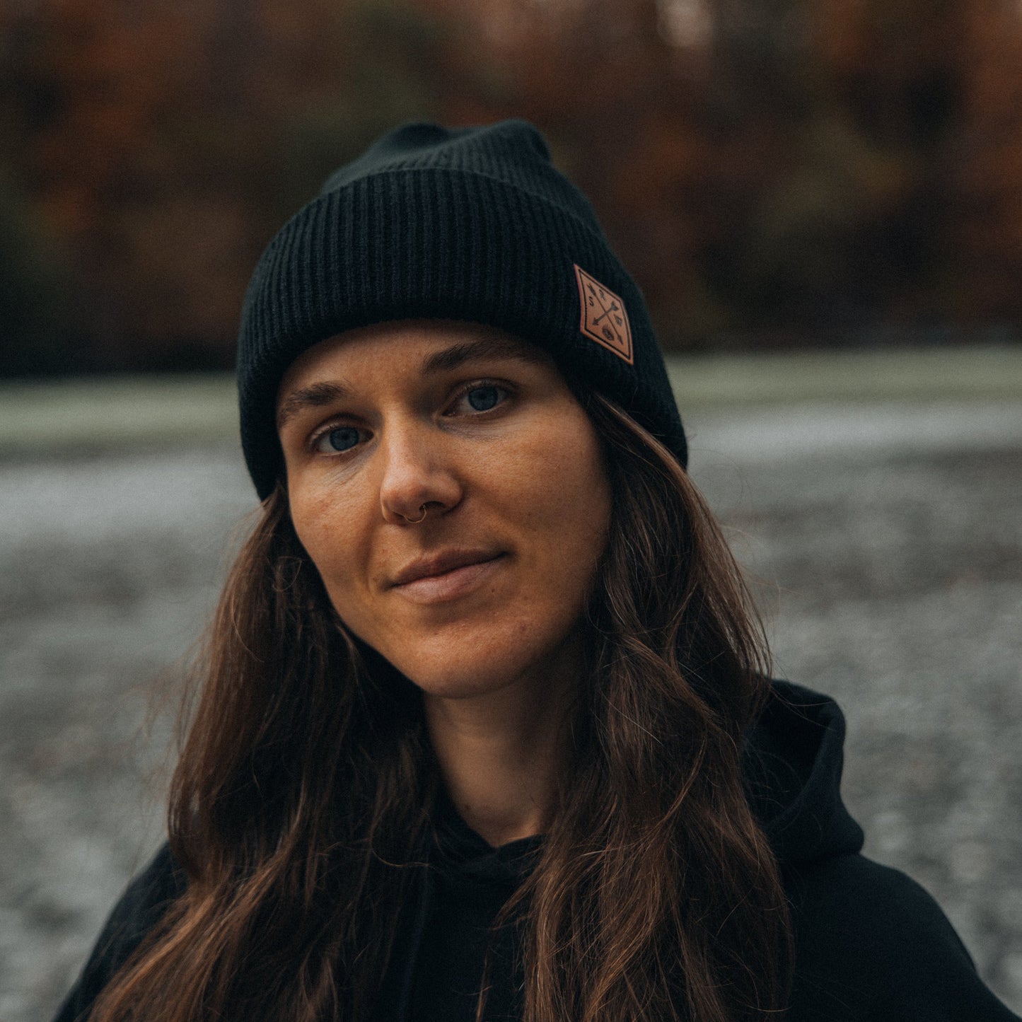 Recycled Cuffy Beanie - Black