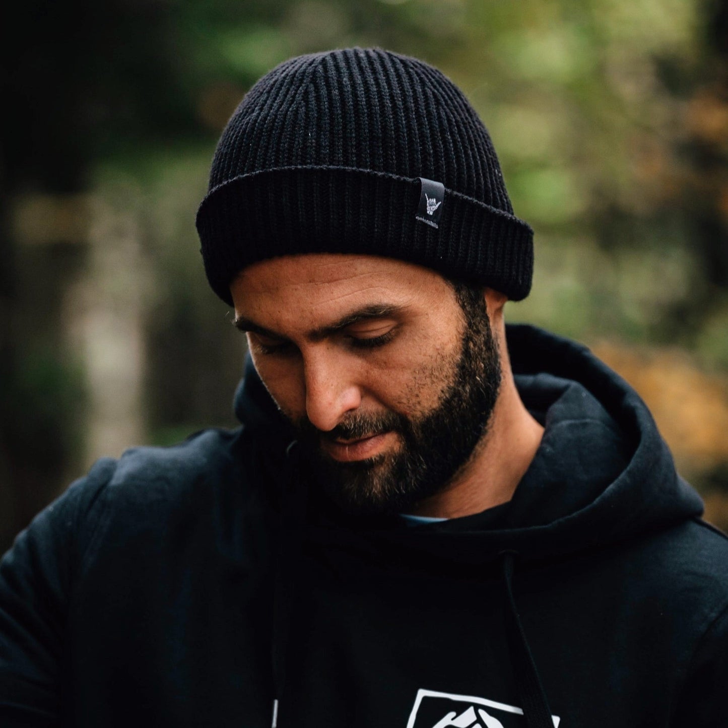 Fisherman Beanie - Black