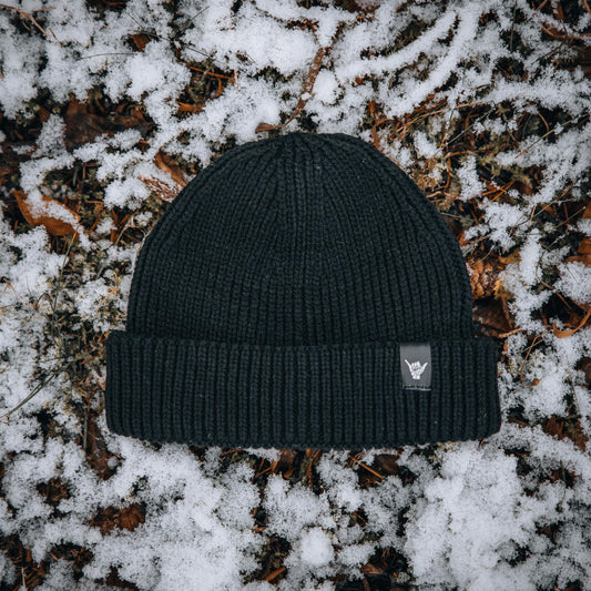 Fisherman Beanie - Black