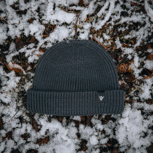 Fisherman Beanie - Graphite Grey