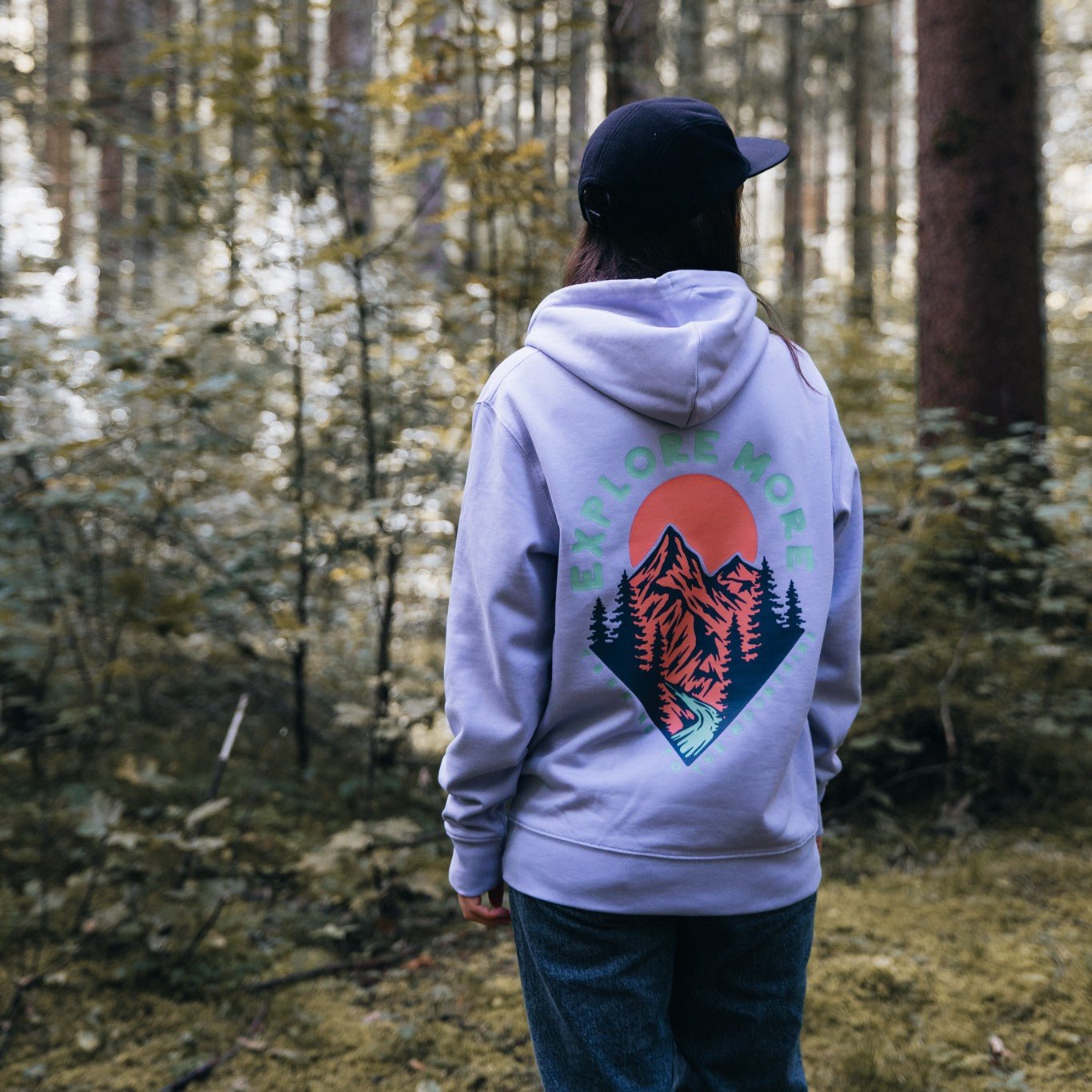 Lavender "Explore More" Hoodie