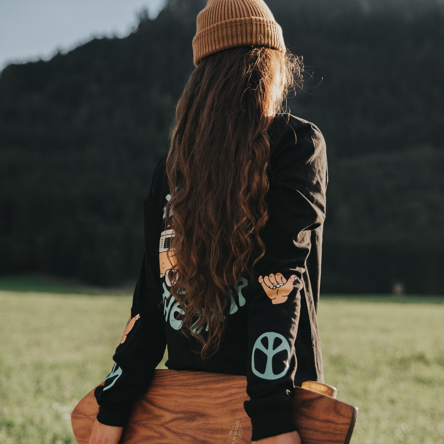 Organic "Enjoy the Trip" Long Sleeve Tee