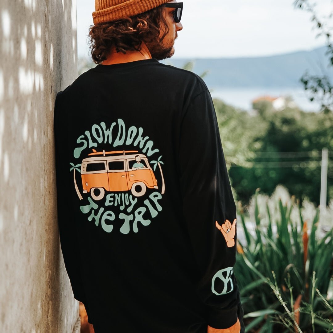 Organic "Enjoy the Trip" Long Sleeve Tee