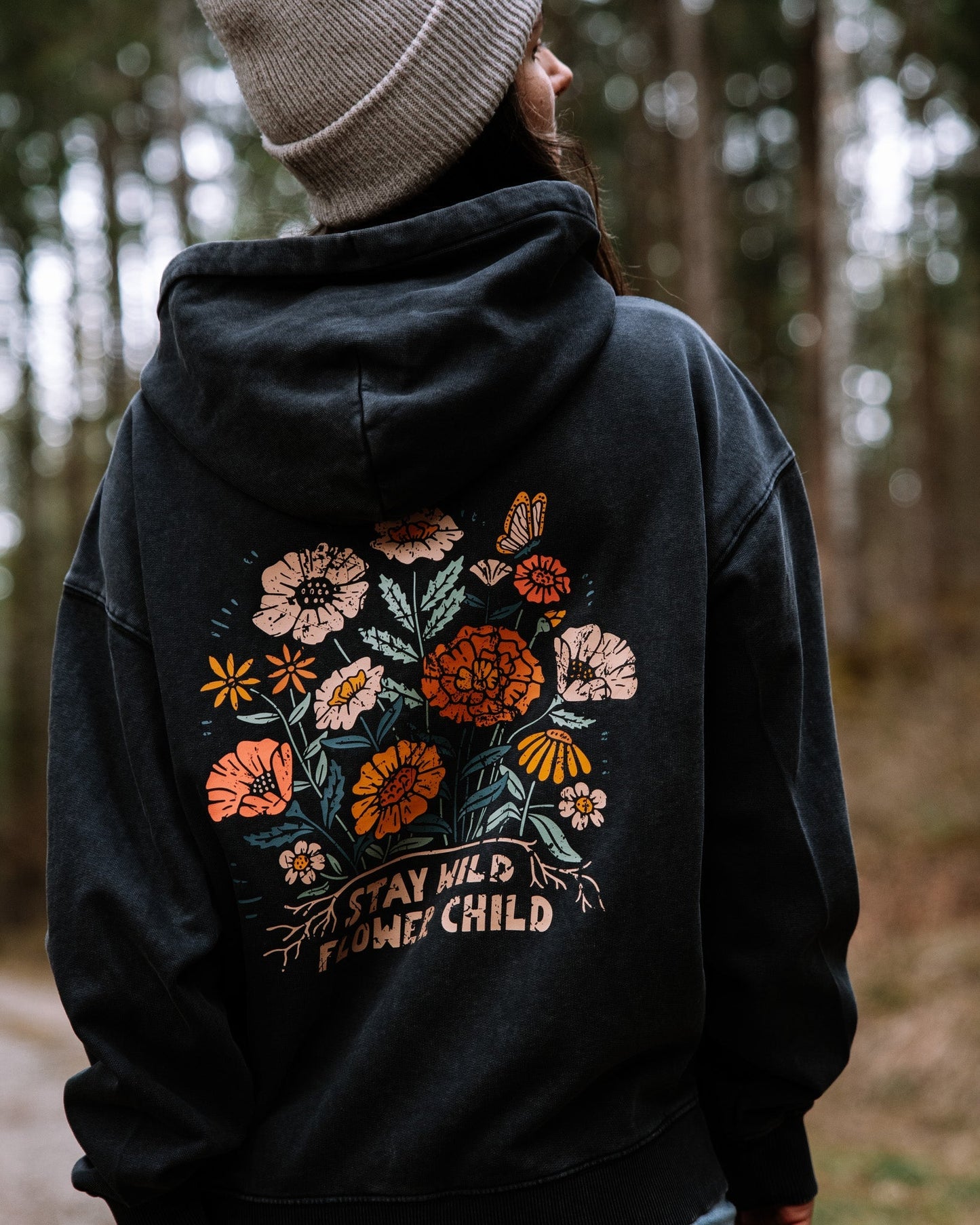 Limited Edition "Stay Wild Flower Child" Hoodie