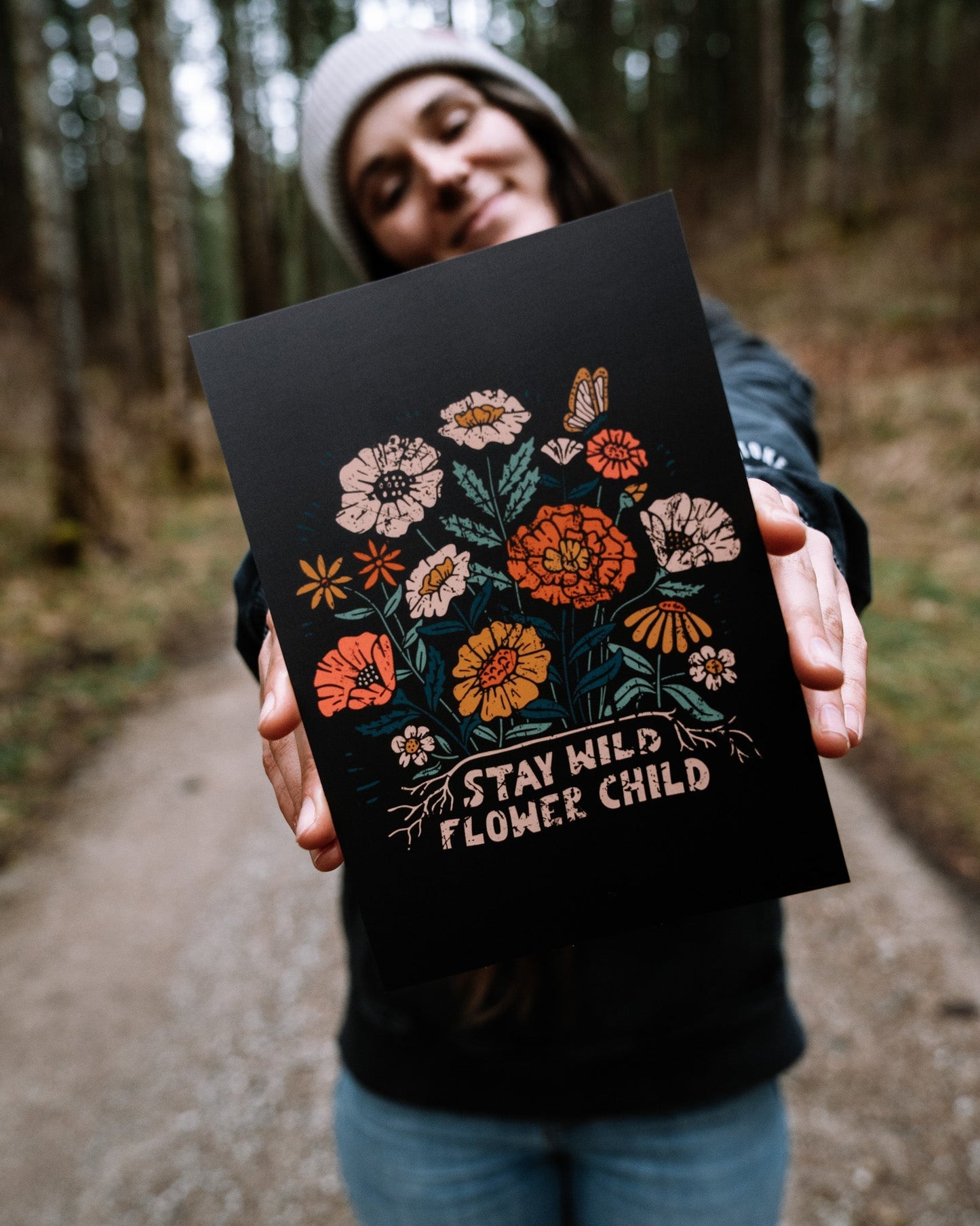 Limited Edition "Stay Wild Flower Child" Hoodie