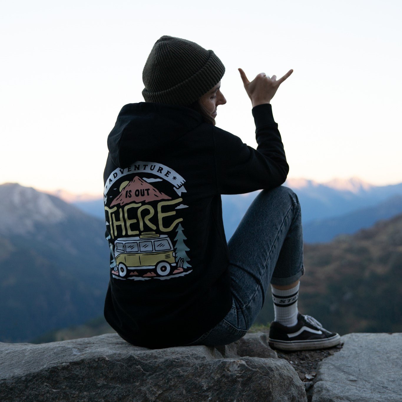 Organic "Adventure is out There" Hoodie