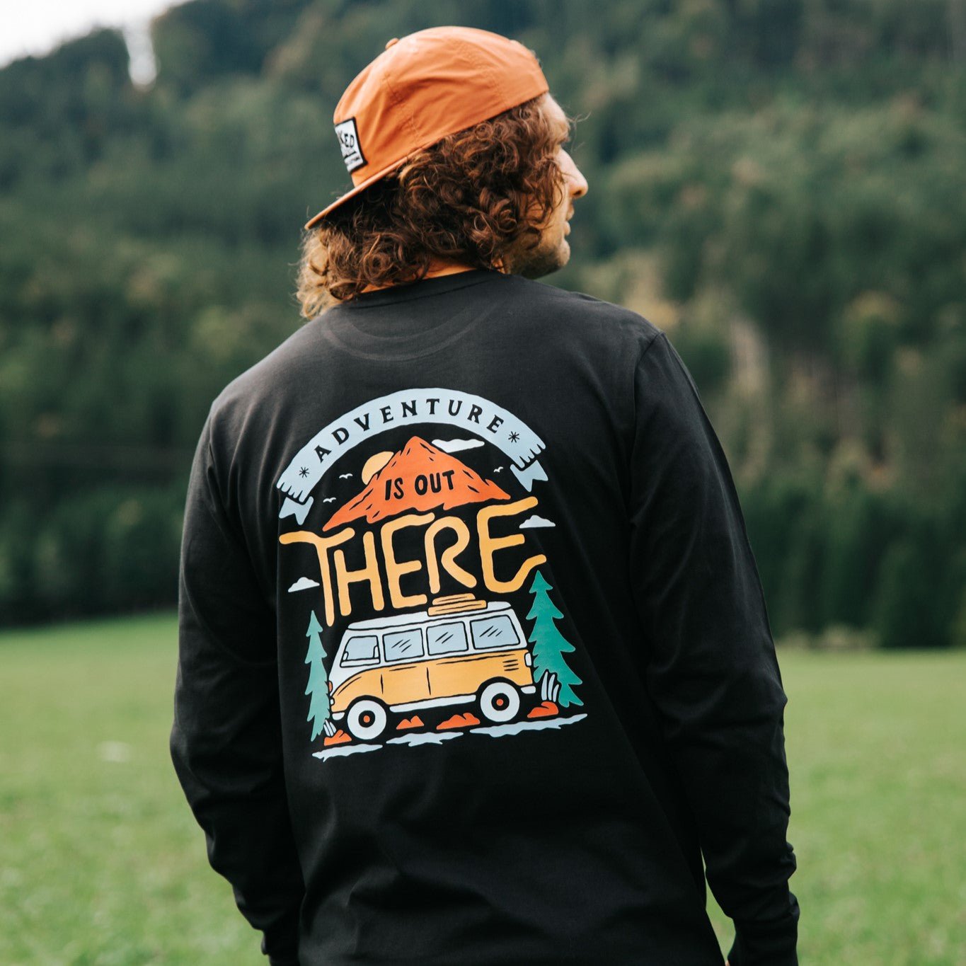 Organic "Adventure is out There" Long Sleeve Tee
