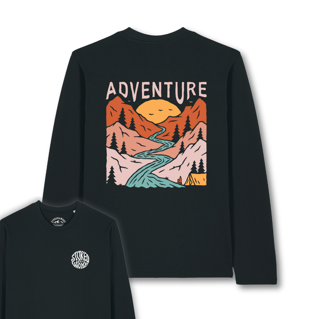 Organic "Adventure" Long Sleeve Tee