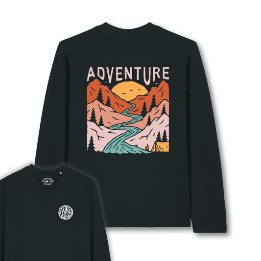 Organic "Adventure" Long Sleeve Tee