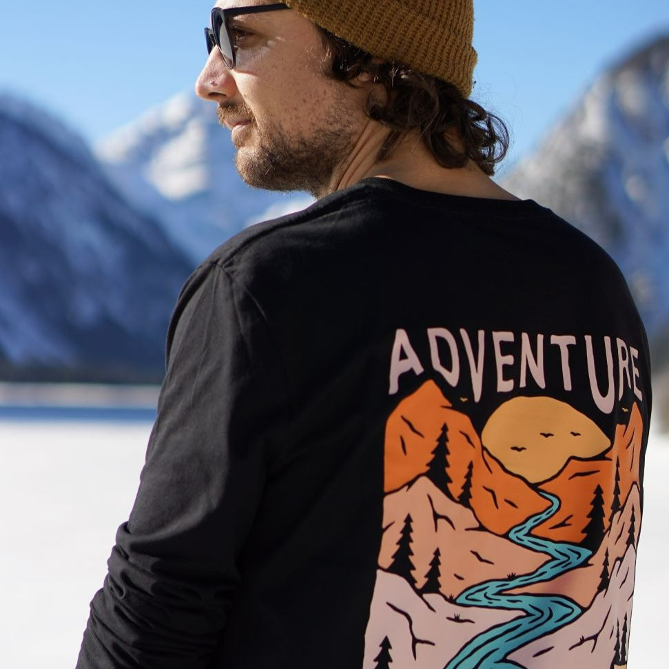 Organic "Adventure" Long Sleeve Tee