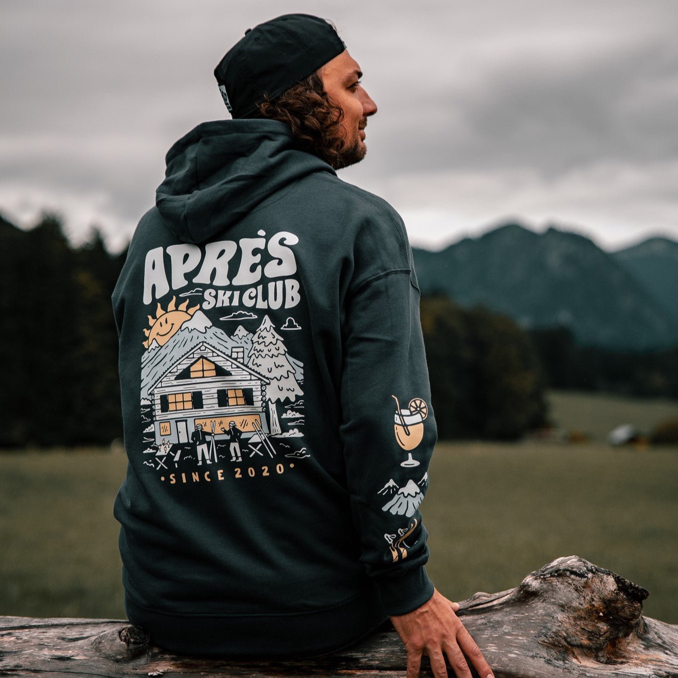 Organic "Aprés Ski Club" Hoodie