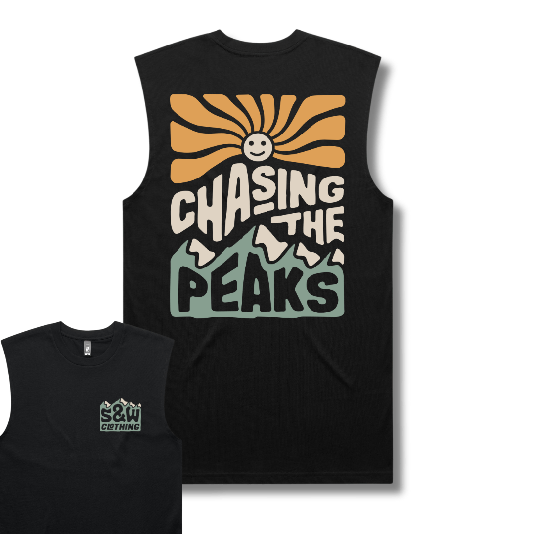 Organic "Chasing Peaks" Tank Top