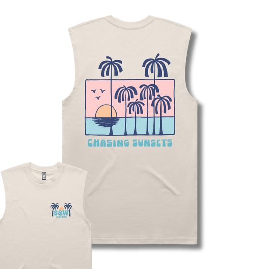 Organic "Chasing Sunsets" Tank Top
