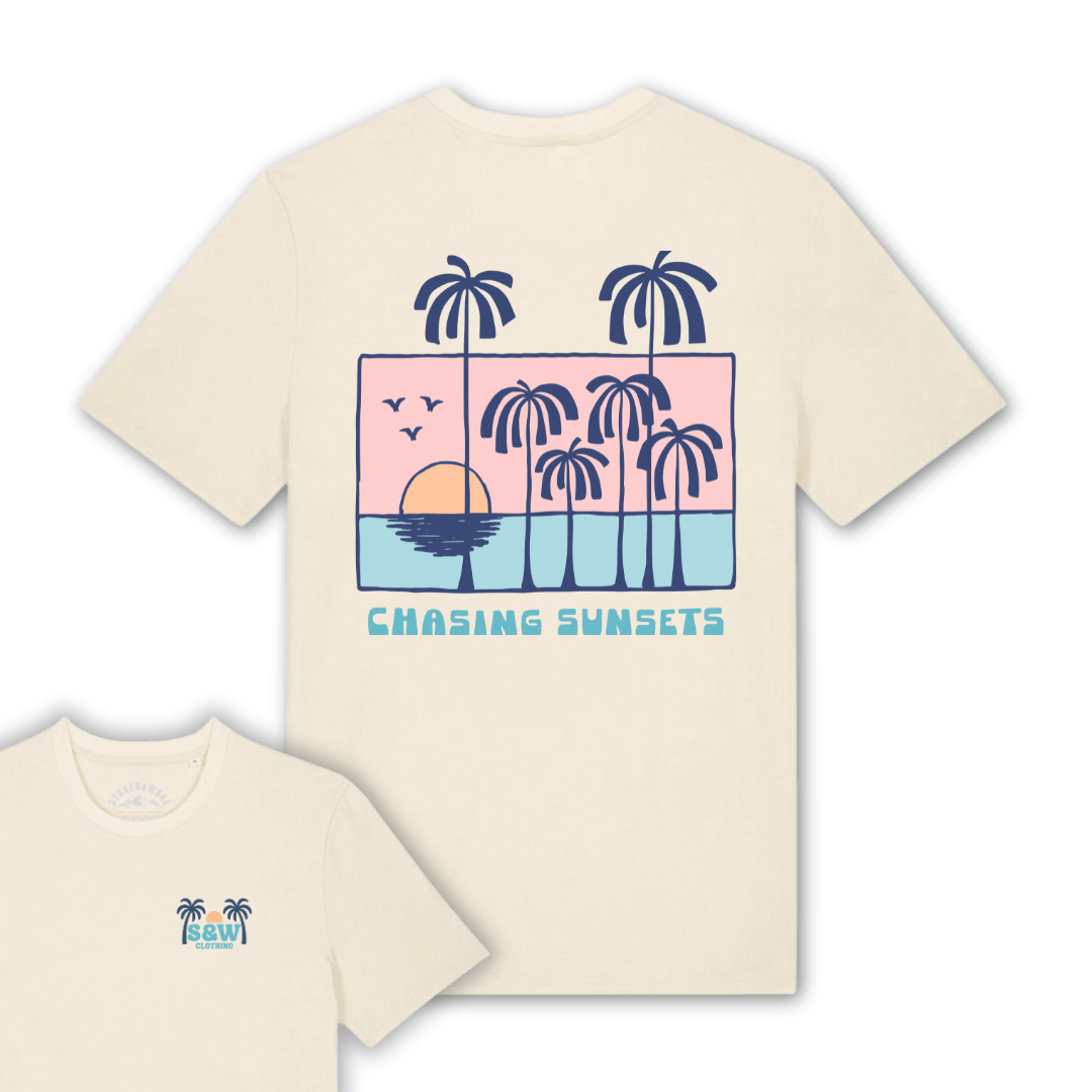 Organic "Chasing Sunsets" Tee