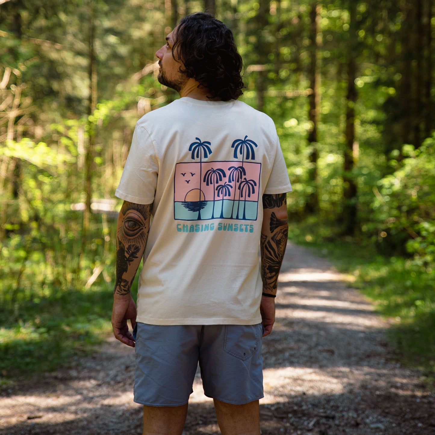 Organic "Chasing Sunsets" Tee