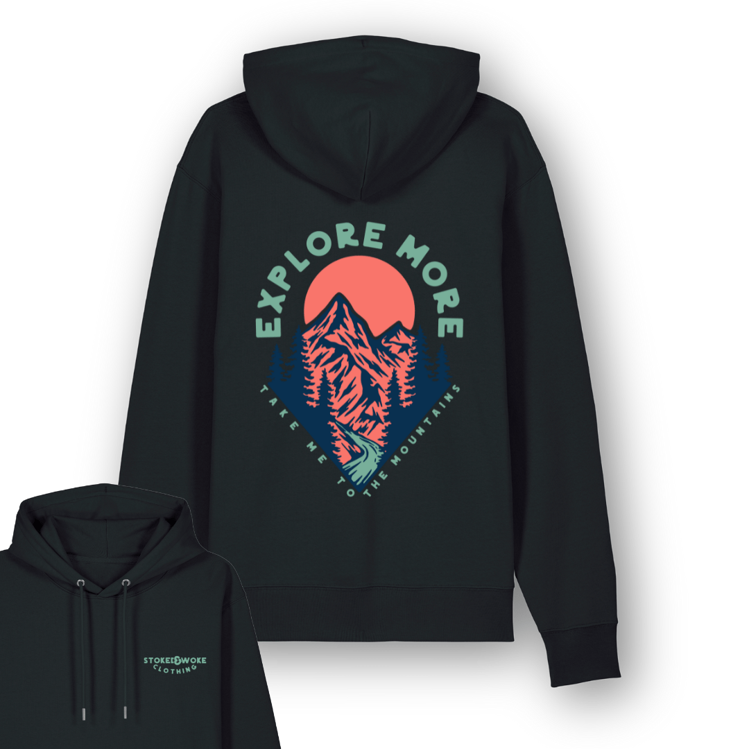 Organic "Explore More" Hoodie