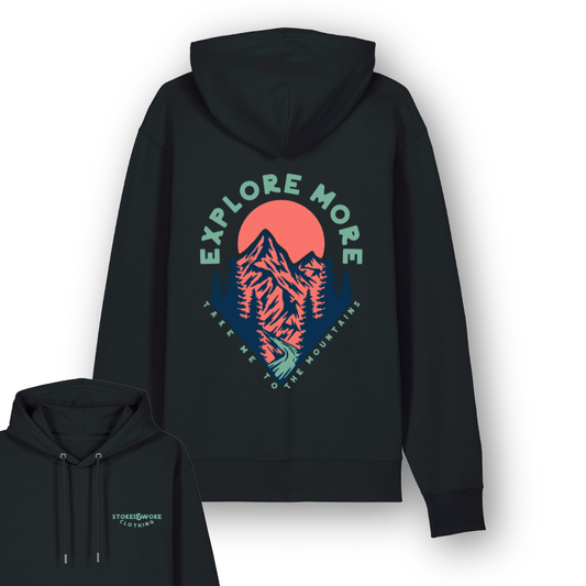 Organic "Explore More" Hoodie