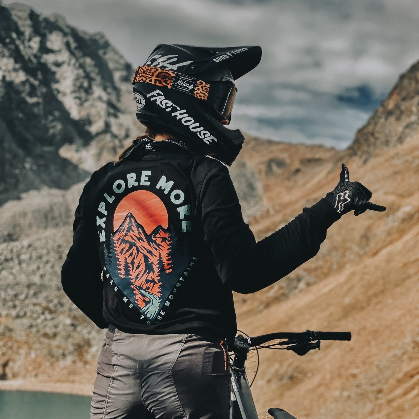 Organic "Explore More" Long Sleeve Tee