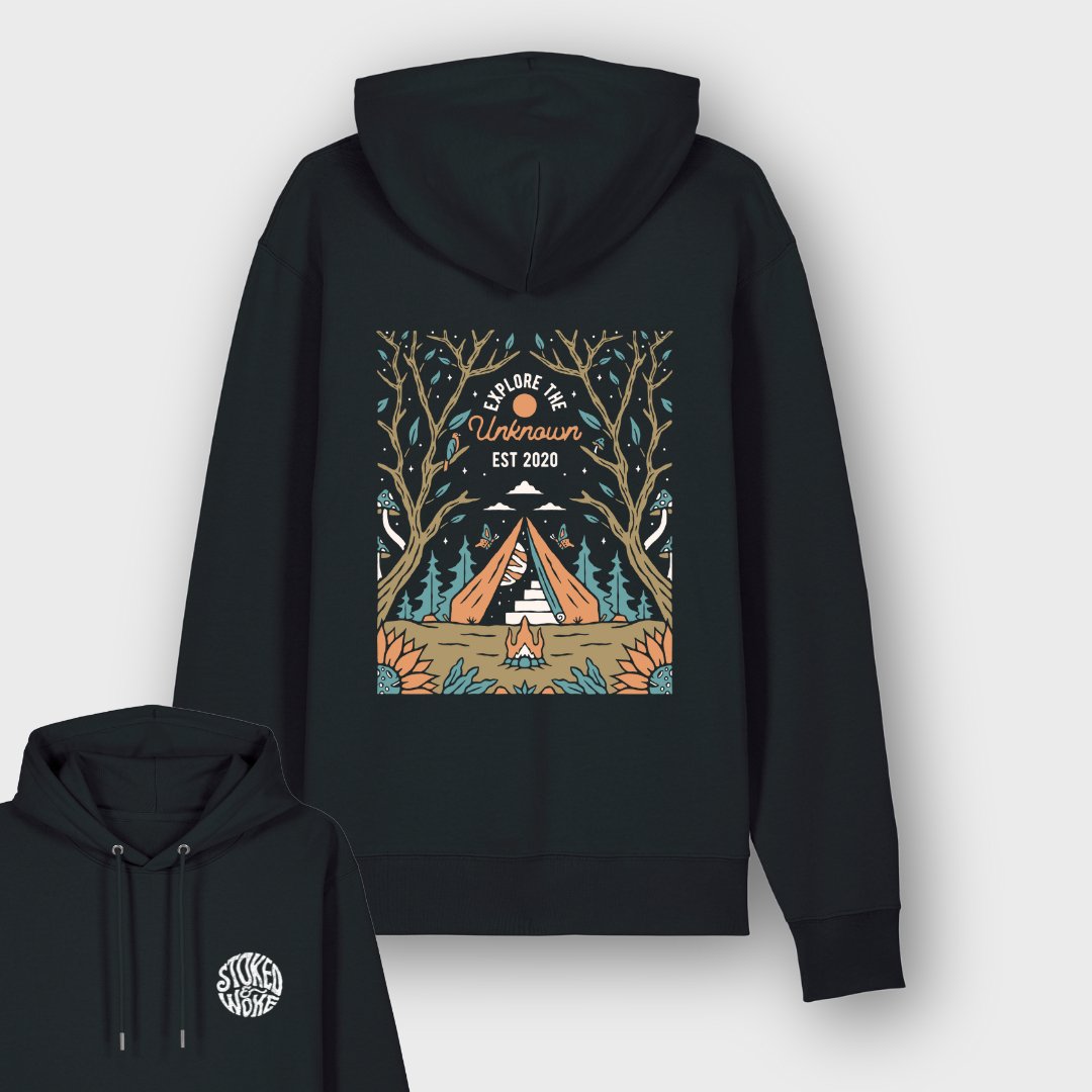 Organic "Explore The Unknown" Hoodie