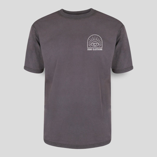 Over-sized "Eye" Stone-wash Tee