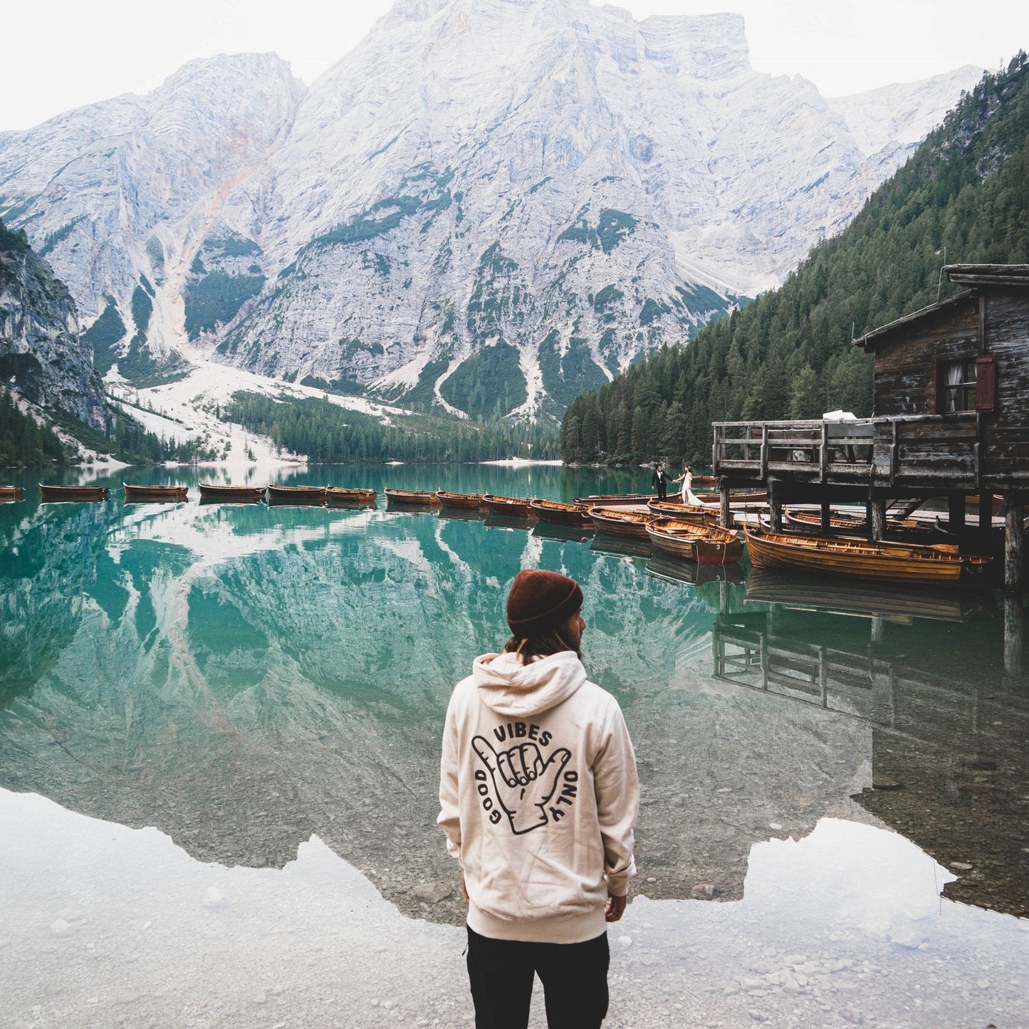 Organic "Good Vibes" Hoodie