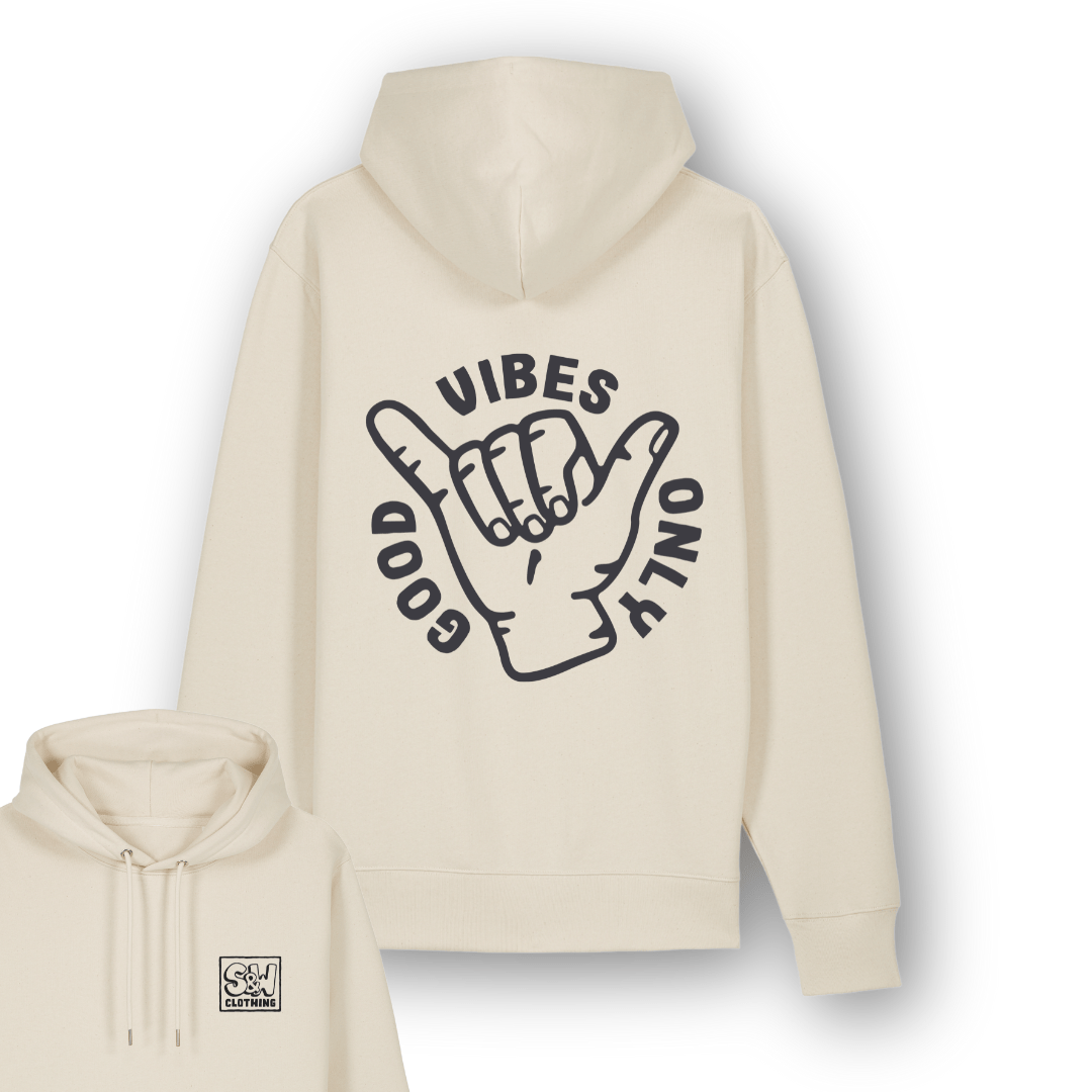Organic "Good Vibes" Hoodie