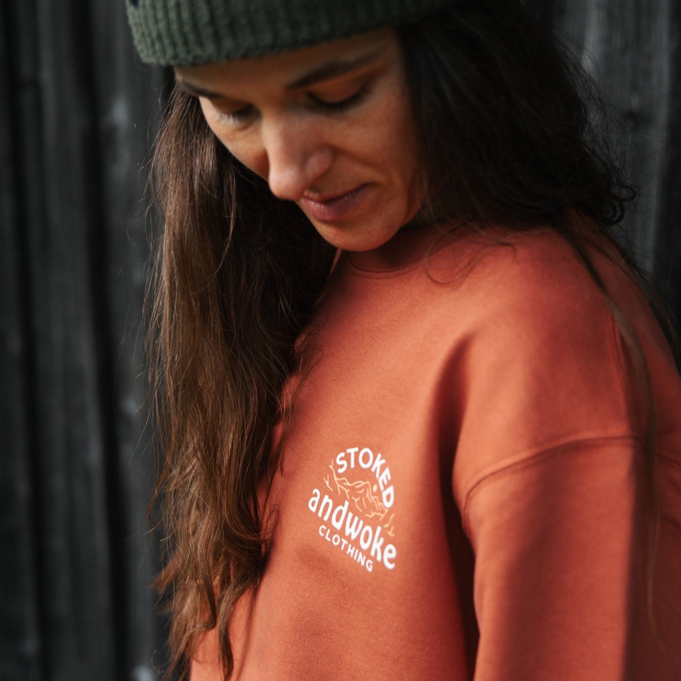 Organic "Keep wandering" Pullover Sweatshirt