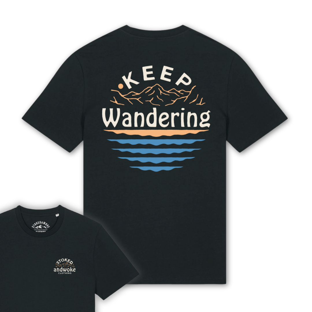 Organic "Keep Wandering" Tee