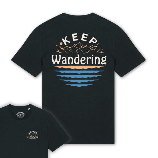 Organic "Keep Wandering" Tee