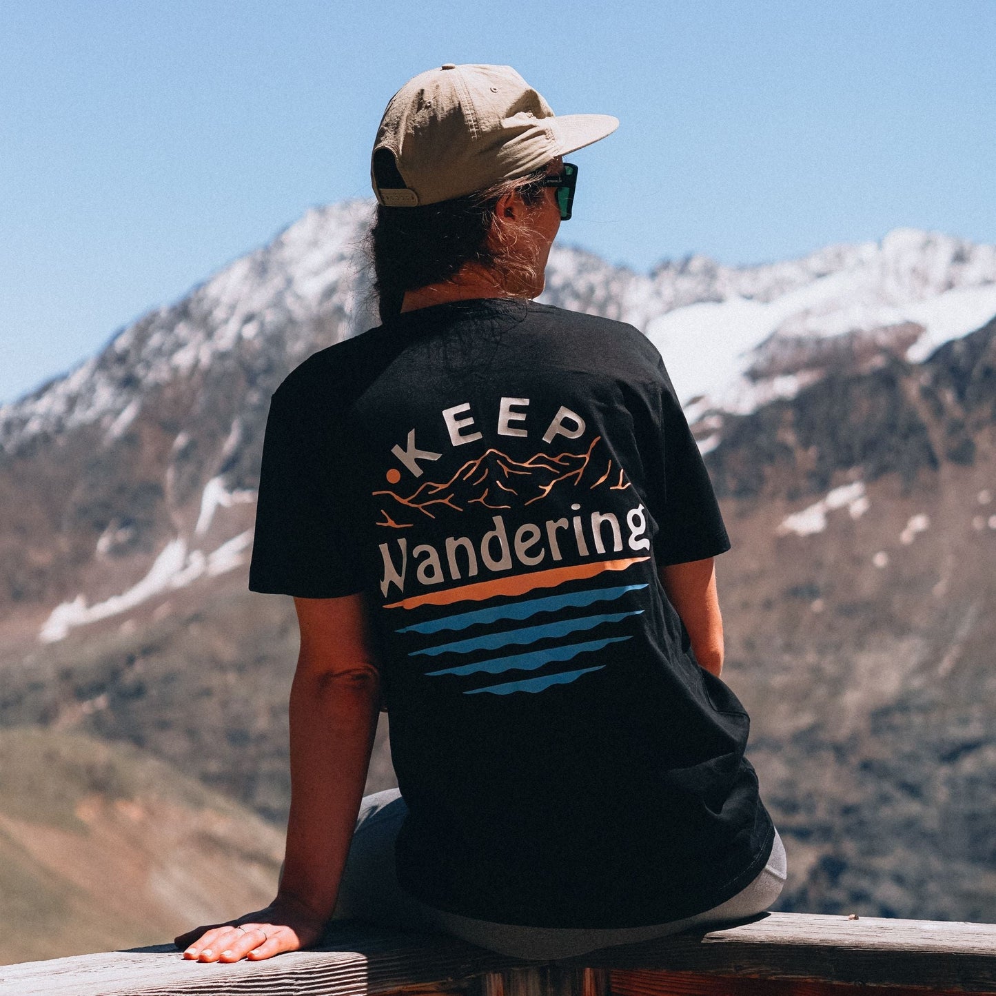 Organic "Keep Wandering" Tee