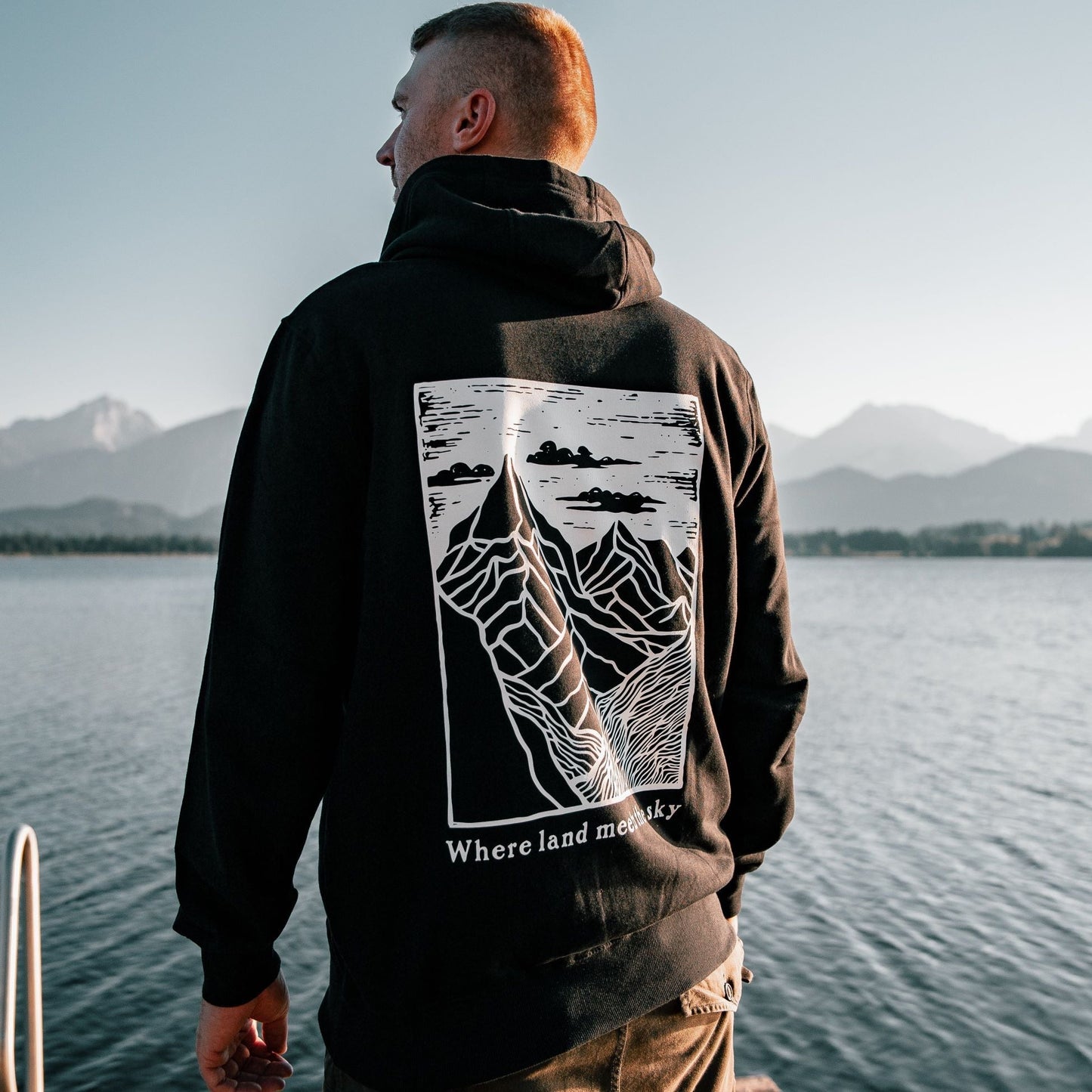 Organic "Land Meets Sky" Hoodie