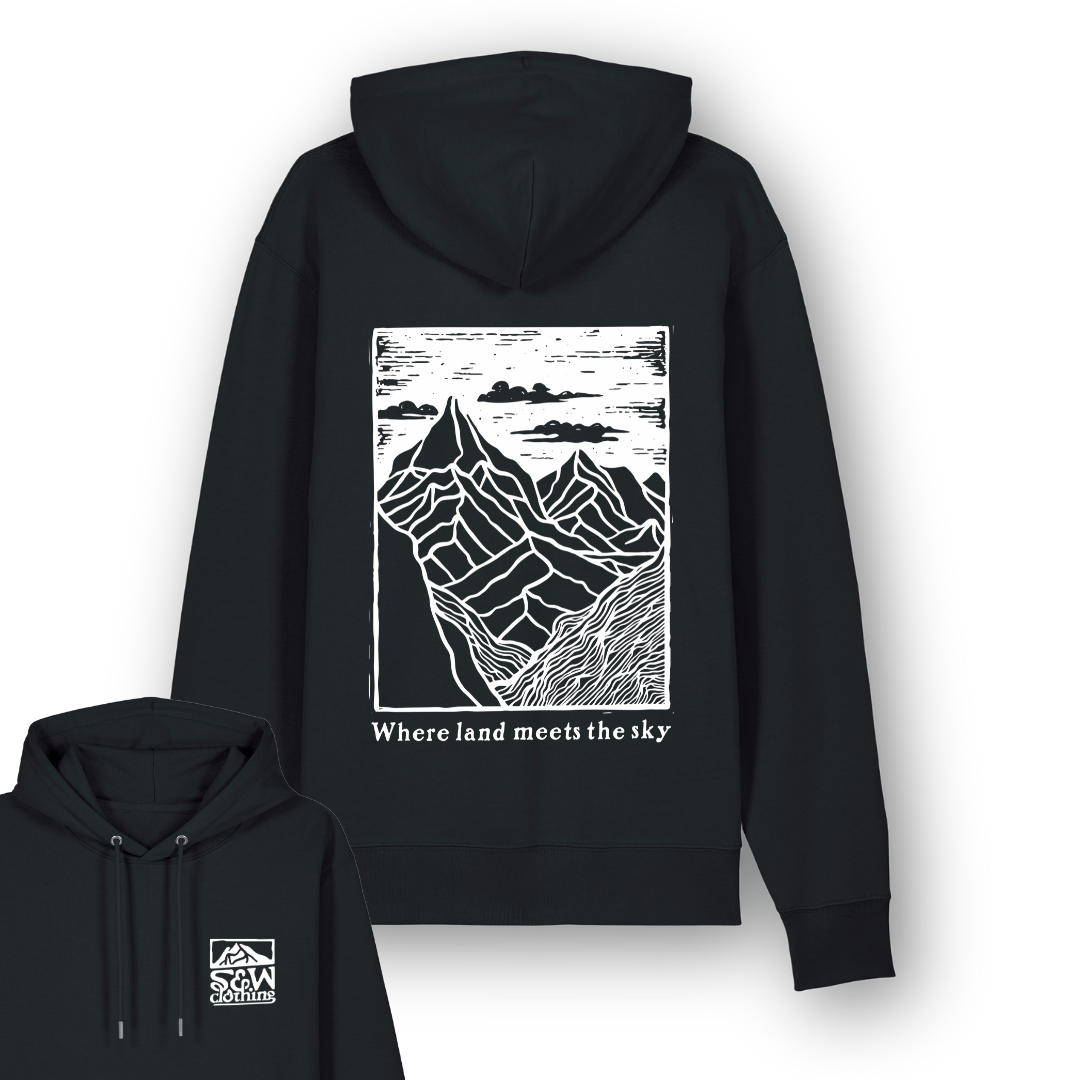 Organic "Land Meets Sky" Hoodie