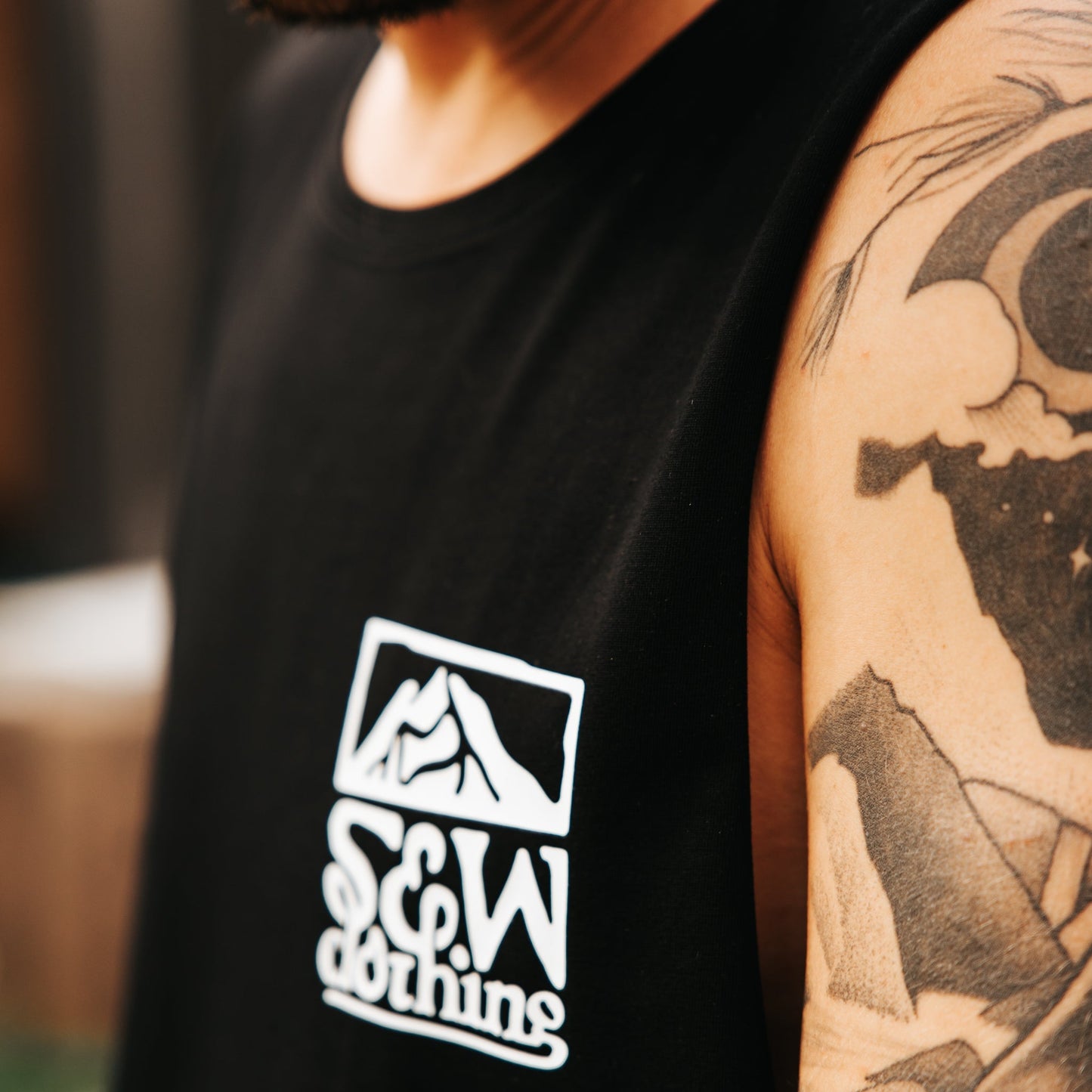 Organic "Land Meets Sky" Tank Top