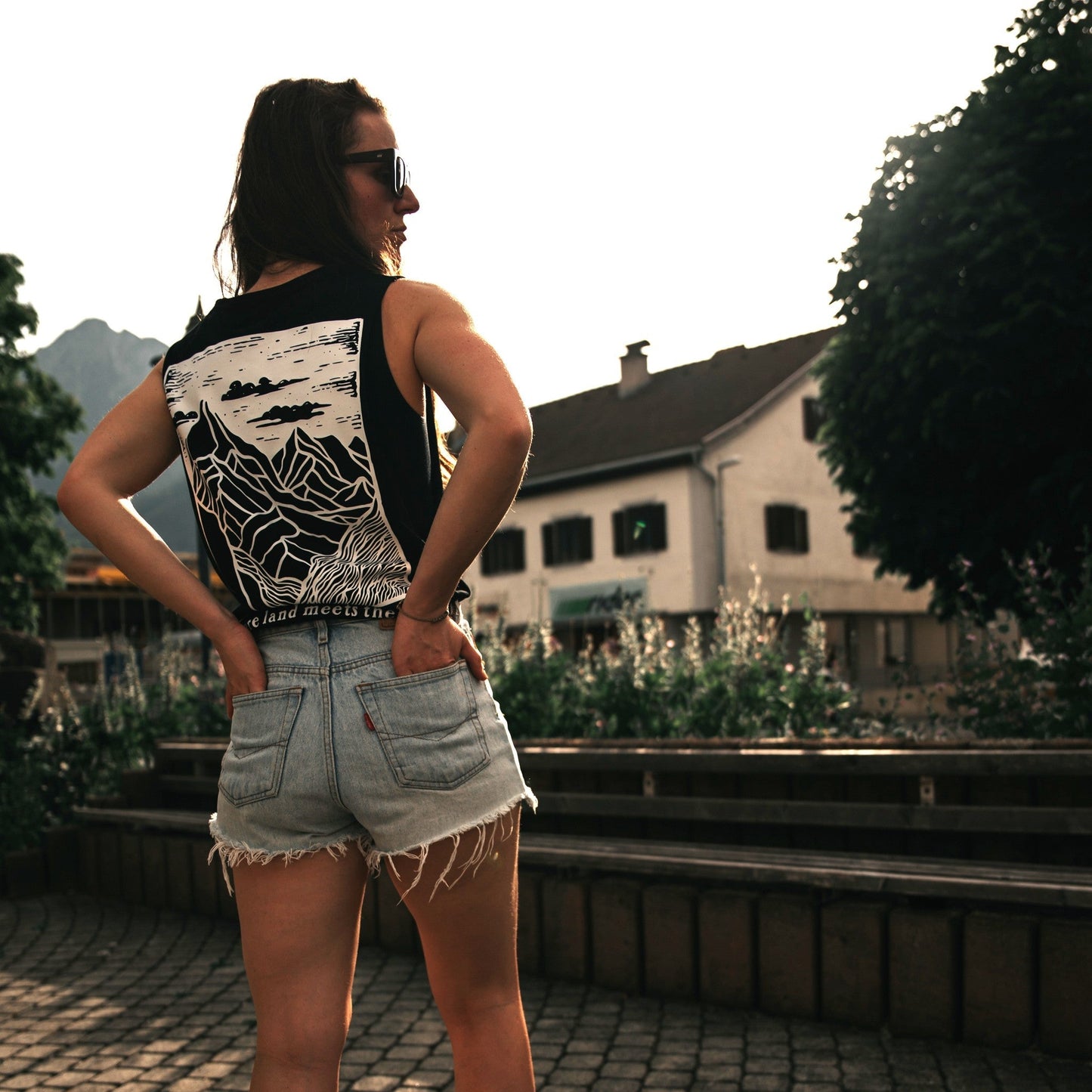 Organic "Land Meets Sky" Tank Top