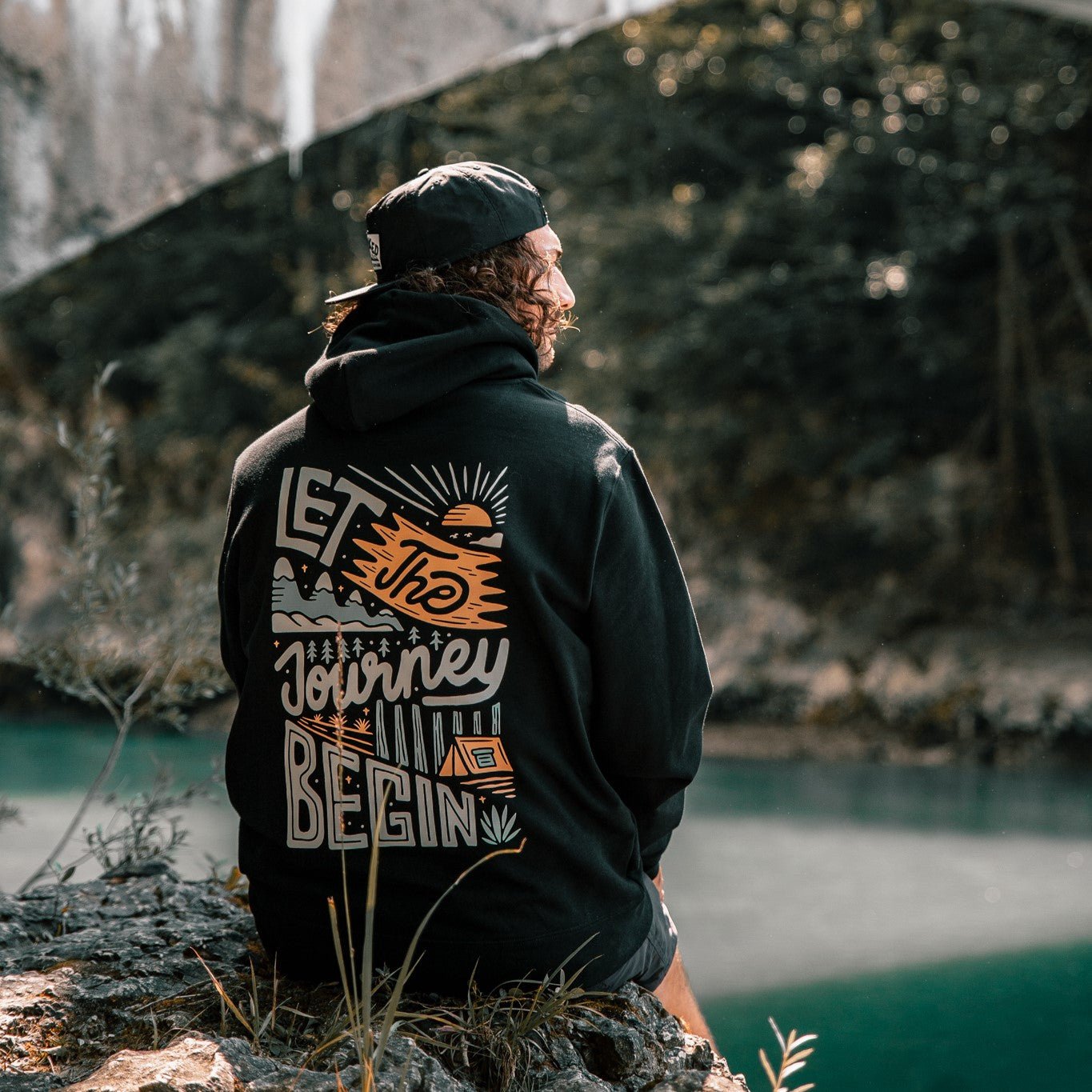 Organic "Let the Journey Begin" Hoodie