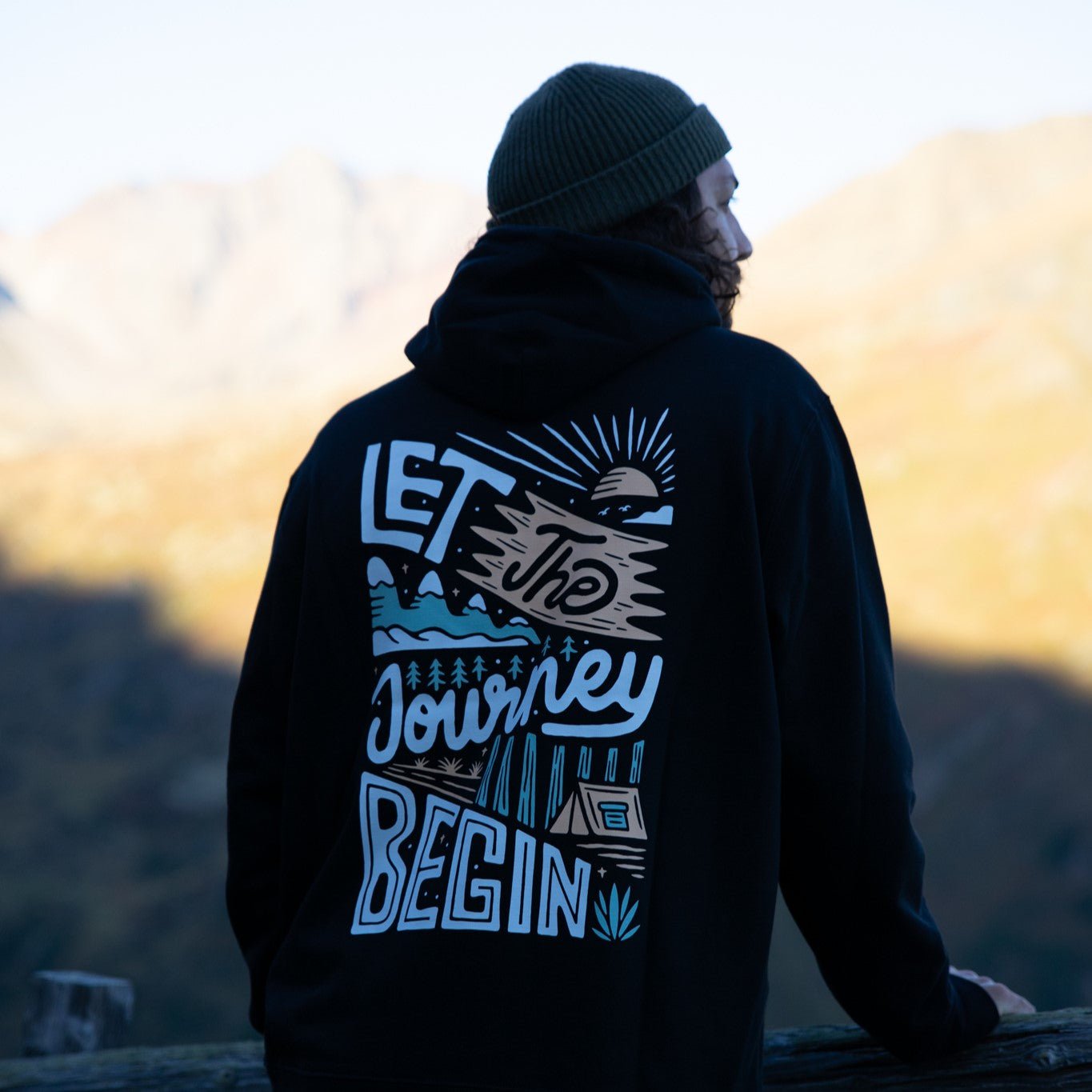 Organic "Let the Journey Begin" Hoodie