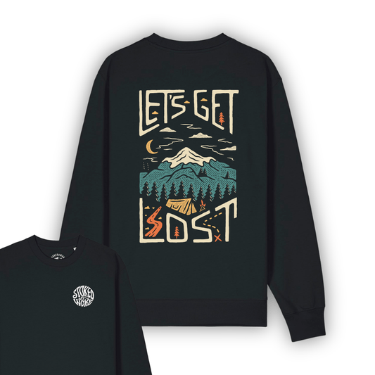 Organic "Lets Get Lost" Pullover Sweatshirt