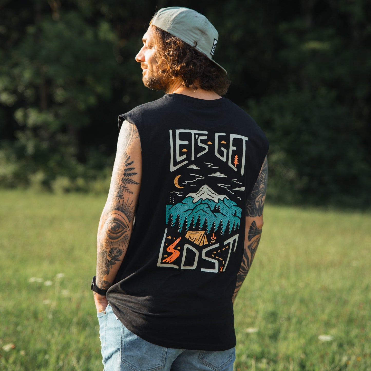 Organic "Let's Get Lost" Tank Top