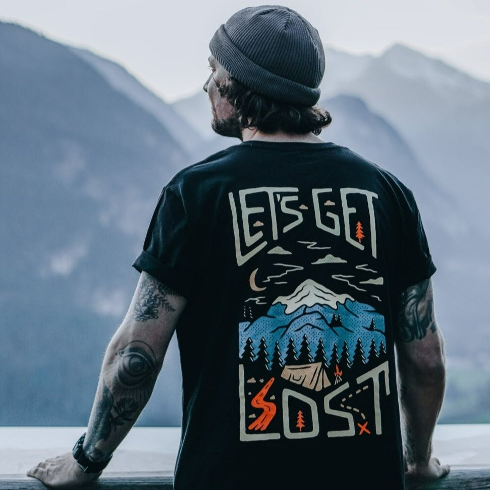 Organic "Let's Get Lost" Tee