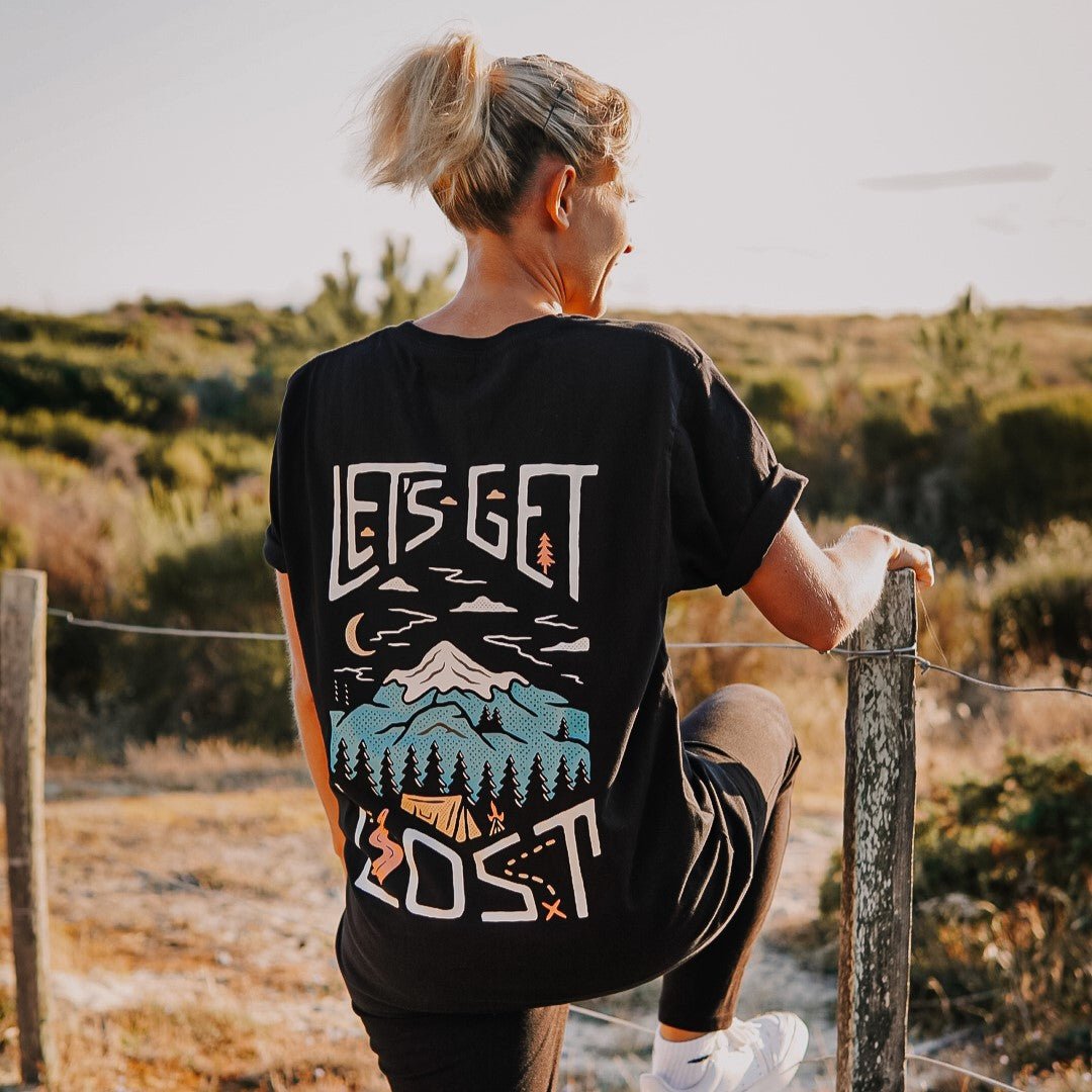 Organic "Let's Get Lost" Tee