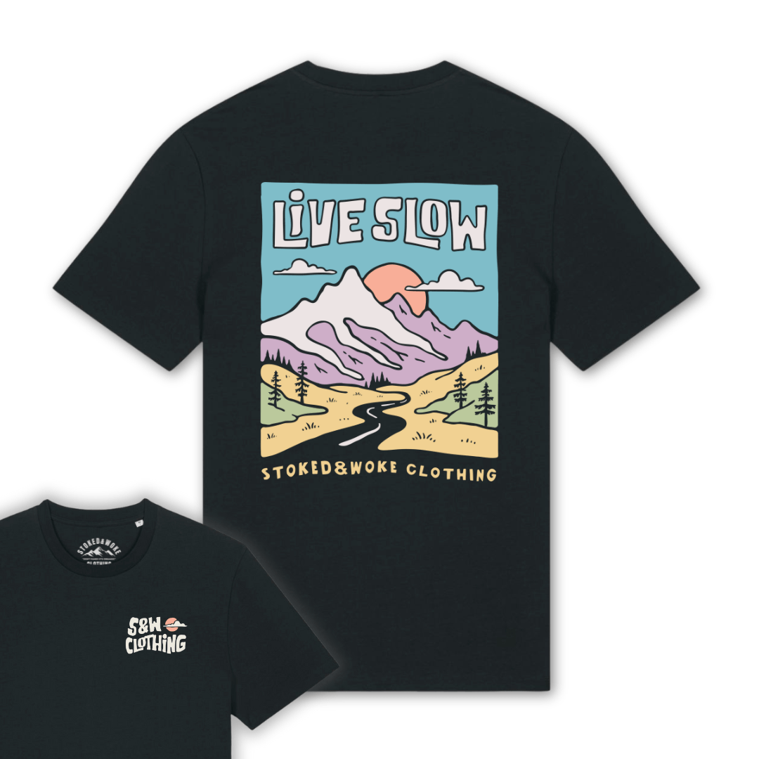 Organic "Live slow" Tee
