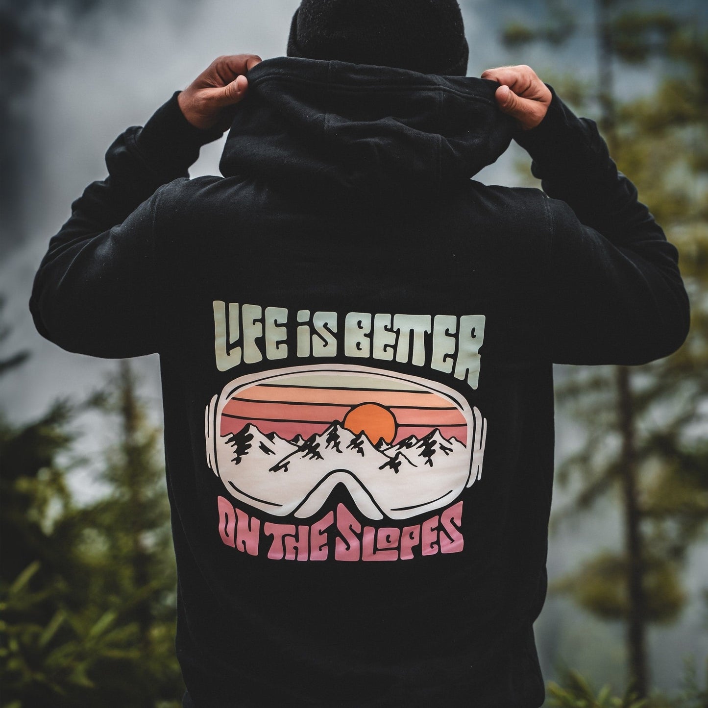 Organic "On The Slopes" Hoodie