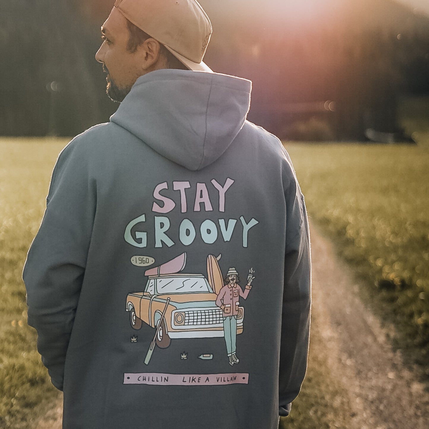 Organic "Stay Groovy" Hoodie